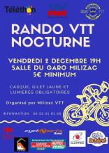 Rando VTT nocturne - Milizac 2 décembre
